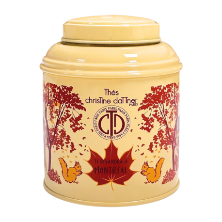 Je reviendrai à Montréal en boite métal laquée - ChrisTine DaTTner Paris