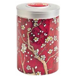 Boite à thé en porcelaine Rouge TARA