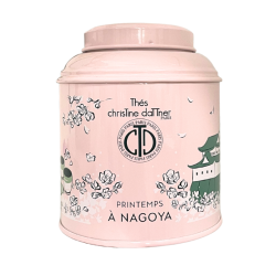 Thé Blanc et Vert Printemps à Nagoya en boite métal - ChrisTine DaTTner Paris