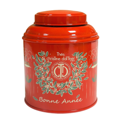 Thé noir Bonne Année en boite métal luxe - ChrisTine DaTTner Paris