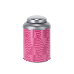 Boite à thé en métal Dome " Rose " 200g