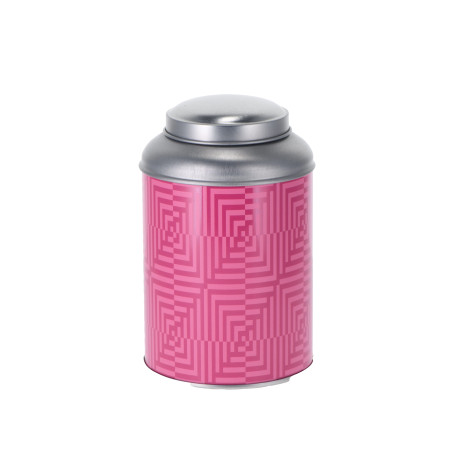 Boite à thé en métal Dome " Rose " 200g