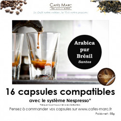 Café Brésil Santos en capsule