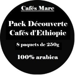 Pack assortiment découverte cafés d'Ethiopie