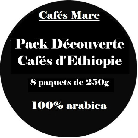 Pack assortiment découverte cafés d'Ethiopie