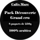 Pack assortiment découverte cafés Grand cru