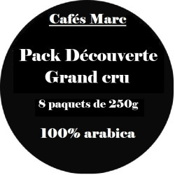Pack assortiment découverte cafés Grand cru