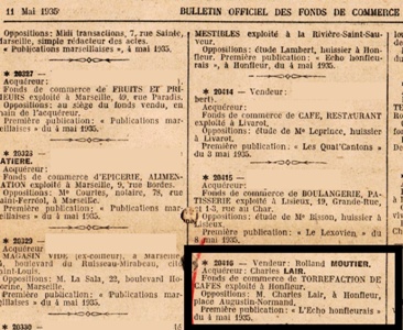 Bulletin Offciel 11 mai 1935