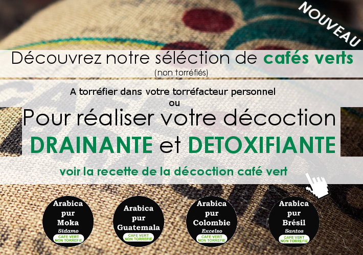 sélection cafes vert