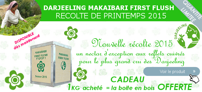 Thé Darjeeling First Flush 2015 DISPONIBLE